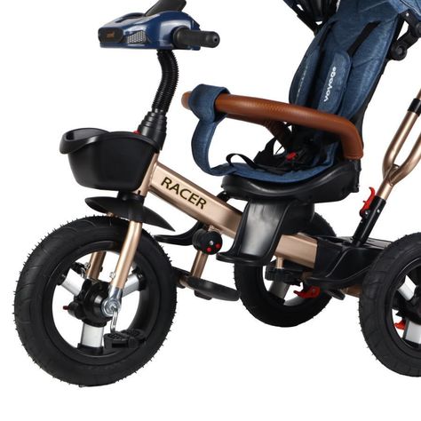 Triciclo Racer Blue 360 Con Reclinación y Bluetooth-1