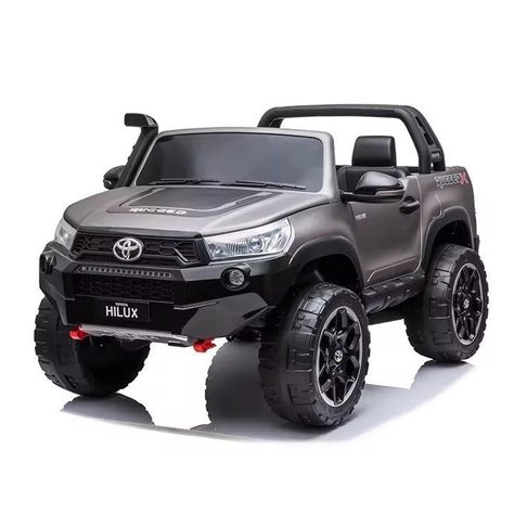 Auto Toyota Hilux Rugged X 12V Grey Pintura Real-0
