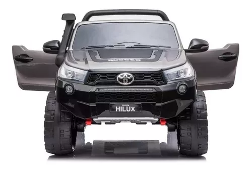 Auto Toyota Hilux Rugged X 12V Grey Pintura Real-5