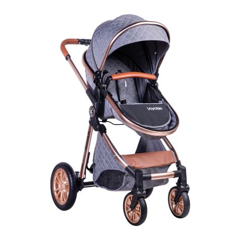 Coche Travel System Bolina Grey-1