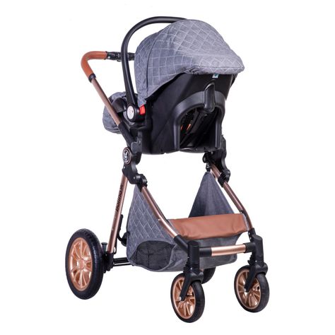 Coche Travel System Bolina Grey-2