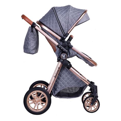 Coche Travel System Bolina Grey-4