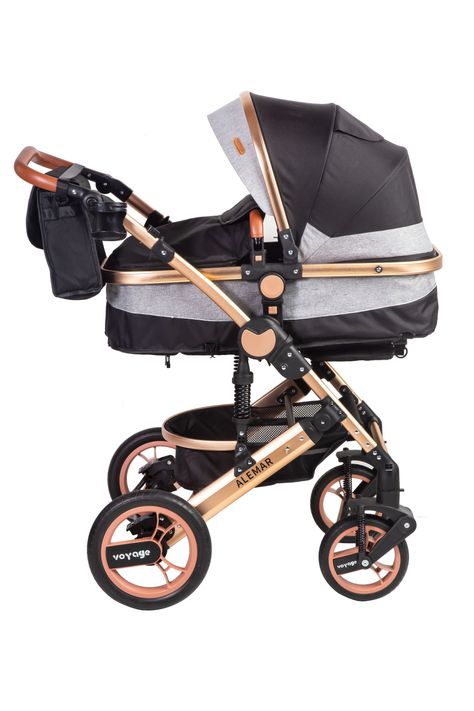 Coche Travel System Alemar Black-1