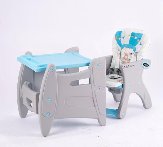 Silla De Comer Escritorio 3 En 1 Voyage Prime Azul-1