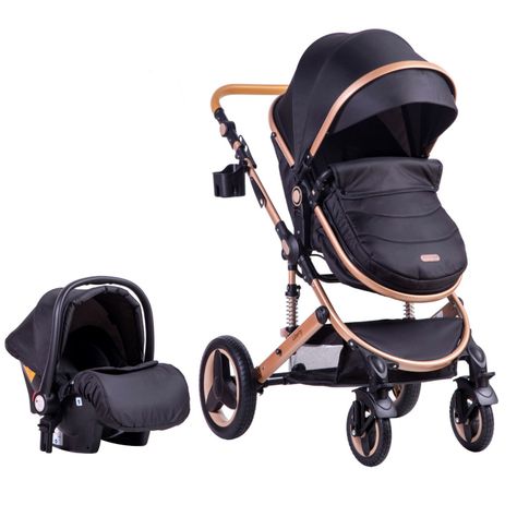 Coche Travel System Liberty Black-0