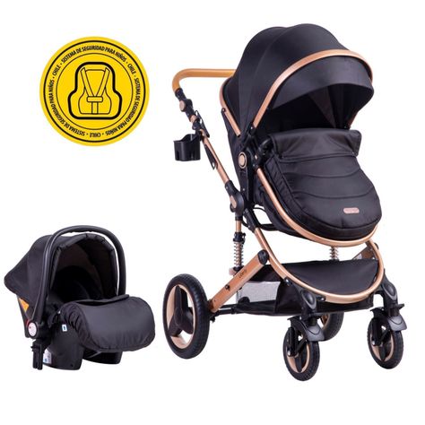 Coche Travel System Liberty Black-5