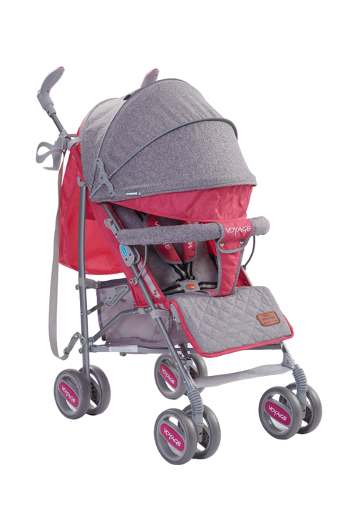 Coche Paseo Hércules Fucsia-3