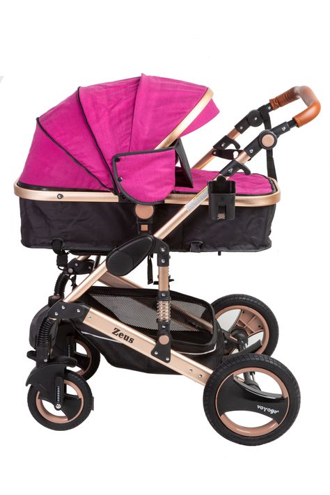 Coche Travel System Zeus Fucsia-2