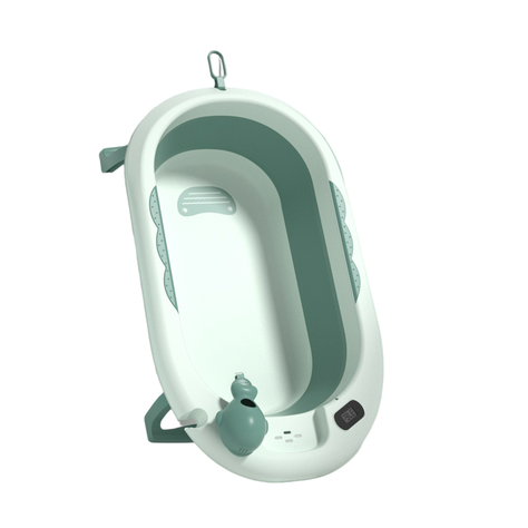 BAÑERA VOAYGE VG-003 CON COJIN Y TERMOMETRO GREEN-1