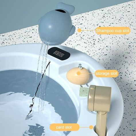 BAÑERA VOAYGE VG-003 CON COJIN Y TERMOMETRO GREEN-5