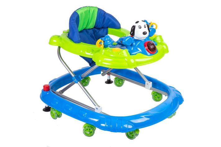 Andador Con Freno Dog Blue-0