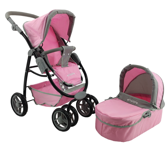 Coche Muñeca Formato Real Zeus Pink-2