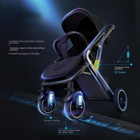 COCHE DE PASEO VOYAGE K-3 REVERSIBLE NEGRO-4
