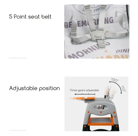 Silla de comer 3 EN 1  Voyage bebemorning  -2