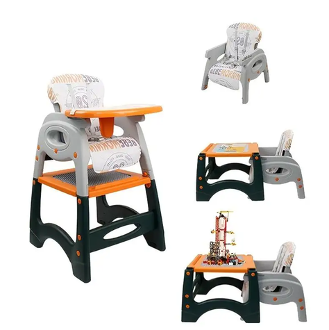 Silla de comer 3 EN 1  Voyage bebemorning  -4