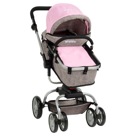 Coche Muñeca Formato Real Giro 360 Cofe Pink-0