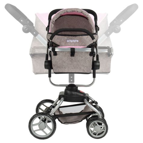 Coche Muñeca Formato Real Giro 360 Cofe Pink-1