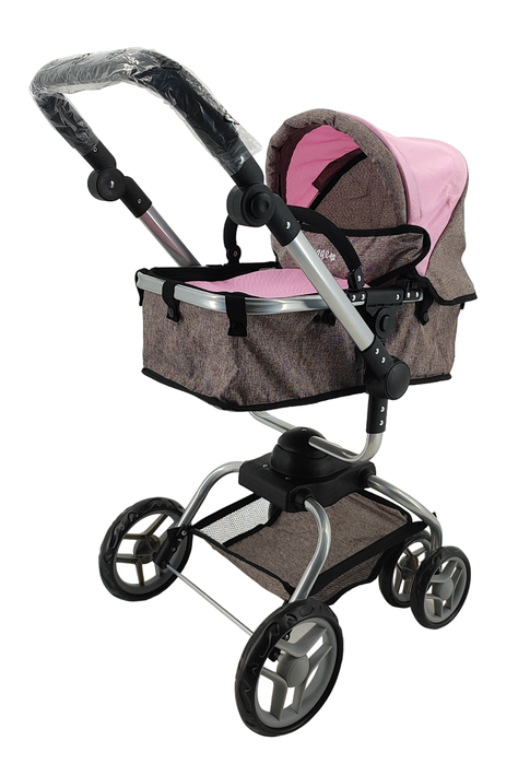 Coche Muñeca Formato Real Giro 360 Cofe Pink-3