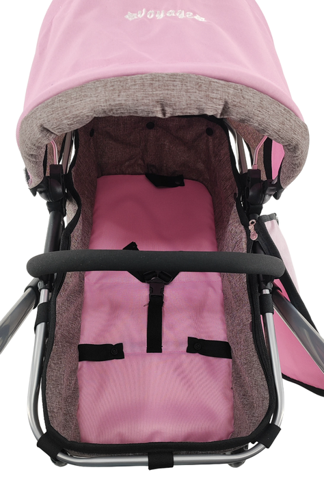 Coche Muñeca Formato Real Giro 360 Cofe Pink-5