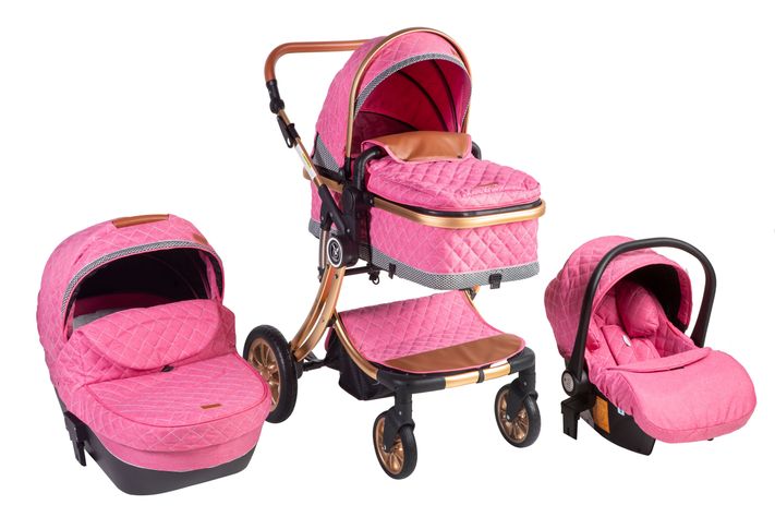 Coche Travel System Dalian Pink-2