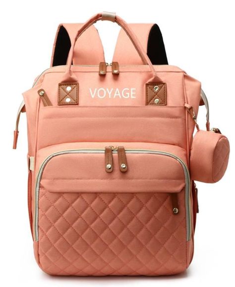 Mochila Pañalera Maternal 3 En 1 VOYAGE BLACK-2