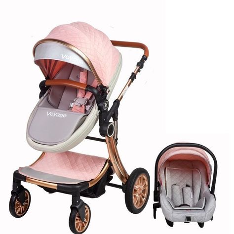Coche Travel system Top Rider Pink-0