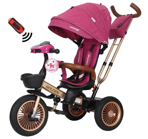 Triciclo para niños voyage golden  pink-1