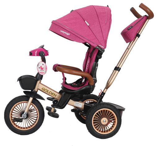 Triciclo para niños voyage golden  pink-0