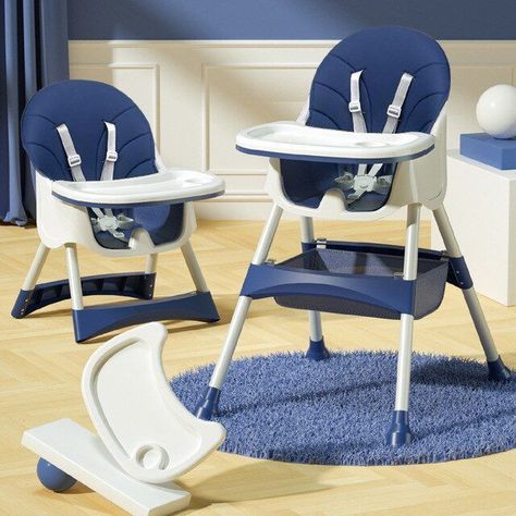 Silla de comer  2 en1 voyage snak blue-0