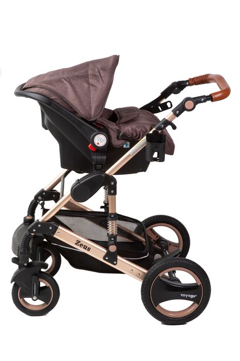 Coche Travel System Zeus Brown-2