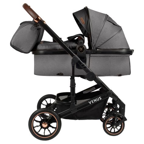 Coche Travel System Venus Grey 2 en 1-3