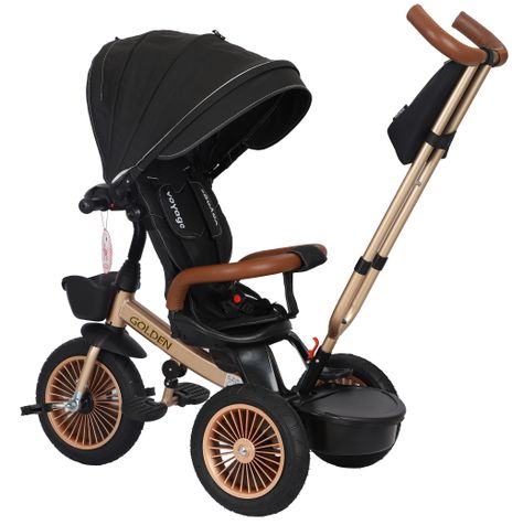 Triciclo para Niños  Voyage Golden Black-3