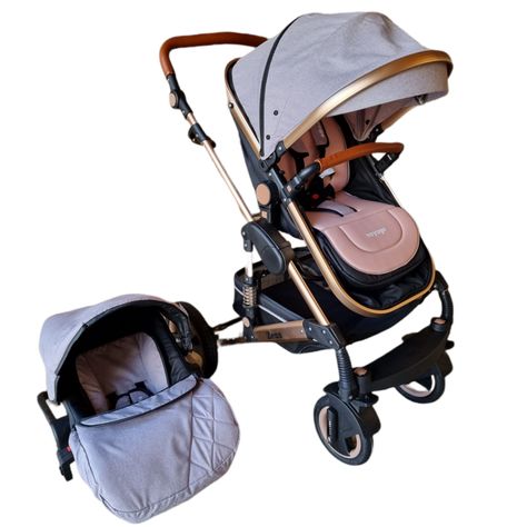 Coche Travel System Zeus Palo Rosa-2
