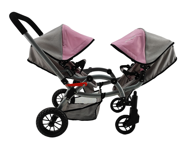 Coche Muñeca Formato Top Duo Rider Pink-2