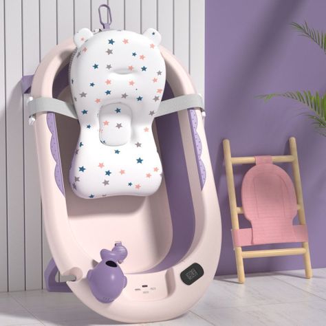 BAÑERA VOAYGE VG-008 CON COJIN Y TERMOMETRO PURPLE-0