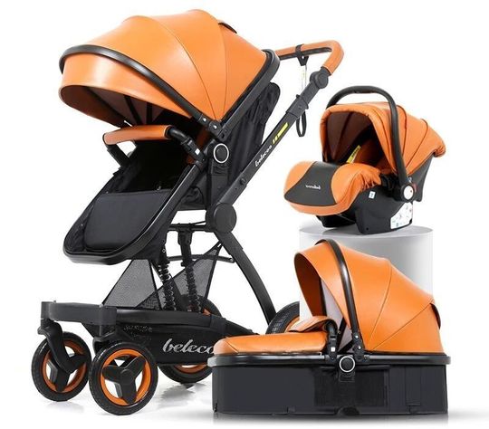 Coche Travel System X6 Brown Belecoo-3