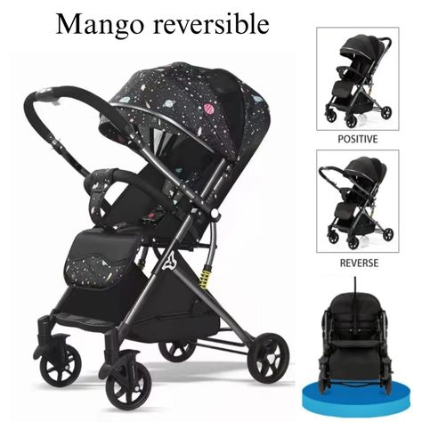 Coche Paseo V6 Galaxi Reversible-2