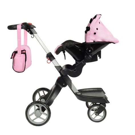 Coche Muñeca Formato Real Sydney Pink-1