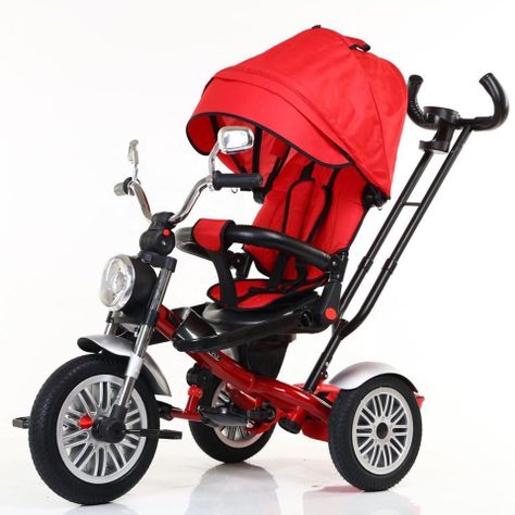 Triciclo multifuncional 360° voyage chopper red-0