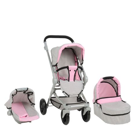 Coche Muñeca Formato Real Dalian Pink-0
