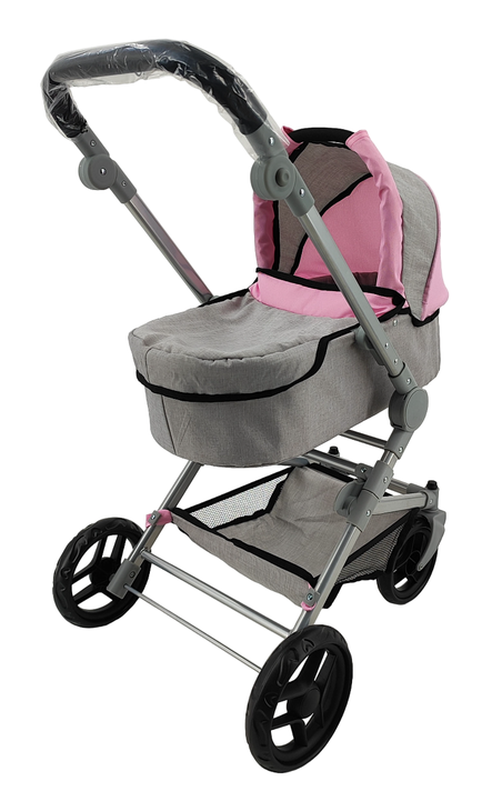 Coche Muñeca Formato Real Dalian Pink-4