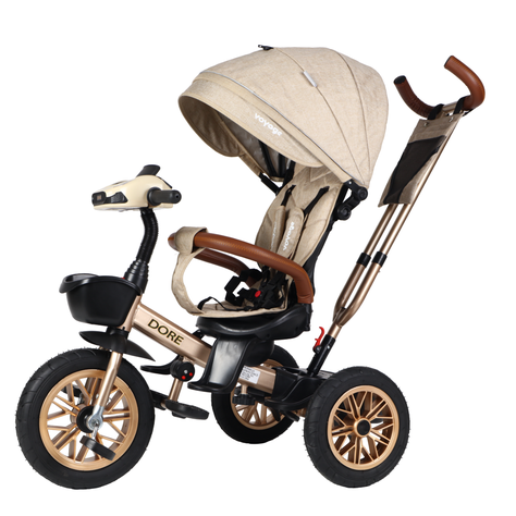 Triciclo Dore Beige 360 Con Reclinación y Bluetooth-0