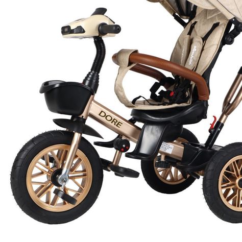Triciclo Dore Beige 360 Con Reclinación y Bluetooth-1