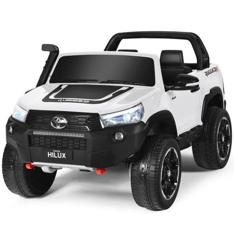 Auto Toyota Hilux Rugged X 12V White-0