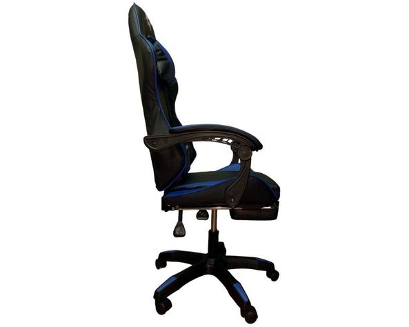 SILLA GAMER 730-5 AZUL ERGONOMICA RECLINABLE REPOSAPIES-3