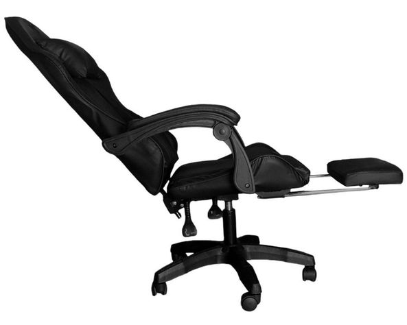 SILLA GAMER 730-5 NEGRA ERGONOMICA RECLINABLE REPOSAPIES-5