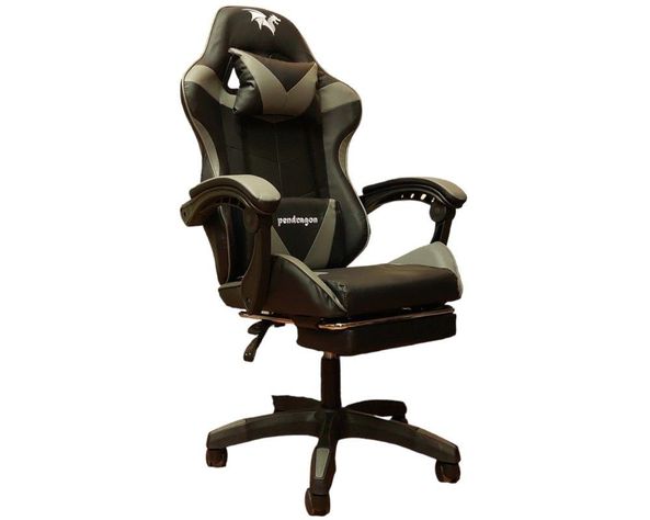 SILLA GAMER 730-5 GRIS ERGONOMICA RECLINABLE REPOSAPIES-0