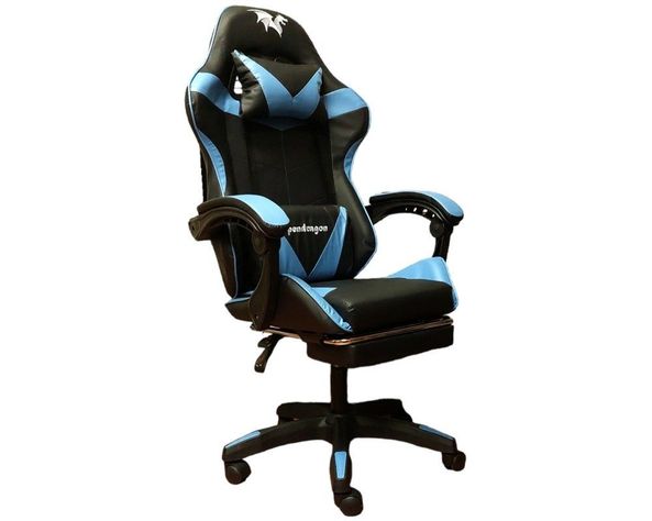 SILLA GAMER 730-5 CELESTE ERGONOMIC RECLINABL REPOSAPIES-0