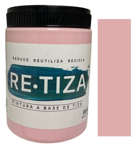 Pintura Vintage/Tizada, color ROSA PASTEL/ROSADO 1 Kilo, Base Agua Retiza-0