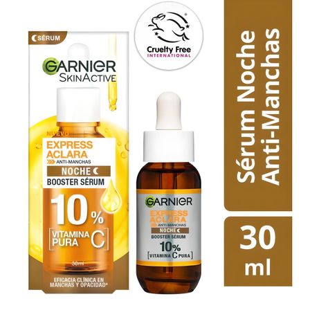 Express Aclara Serum Noche 30 Ml Garnier Skin Natural rostro-1